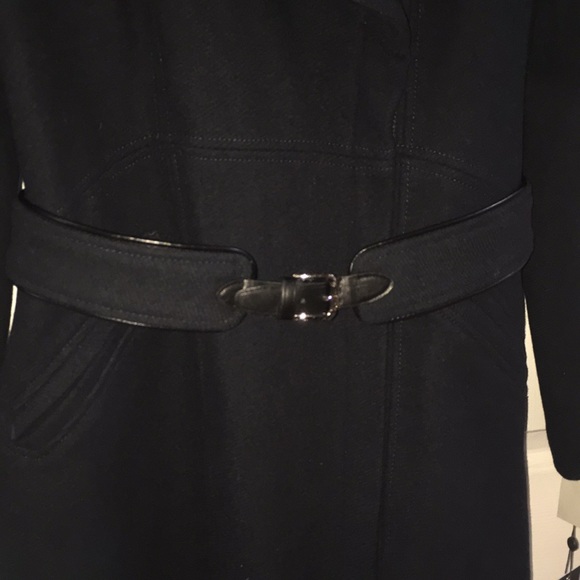 Vince Camuto Woman’s Wool Blend Navy Winter Coat Size Medium - Picture 3 of 14